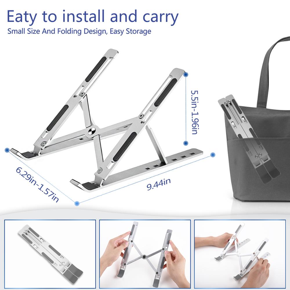 Faltbarer Laptop-Ständer Verstellbarer Notebook-Ständer Tragbarer Laptop